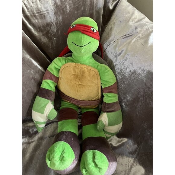 Nickelodeon Teenage Mutant Ninja Turtles Plush Doll Toy Raphael Large 24” - Picture 2 of 16